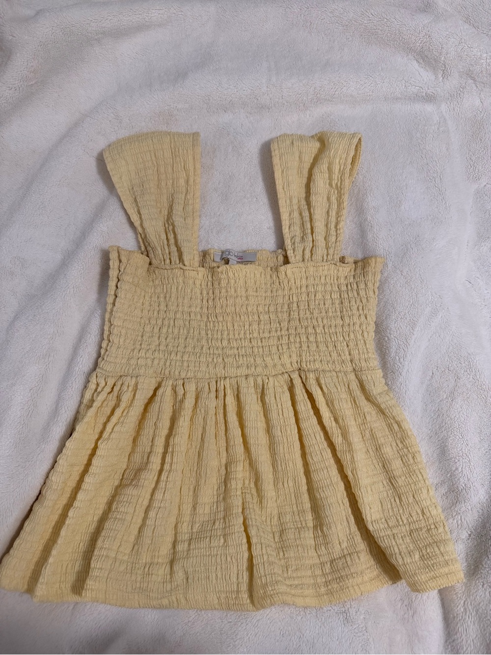 Francesca’s Smocked Textured Top
